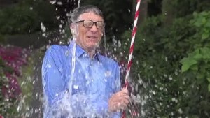 bill gates. ice bucket challenge