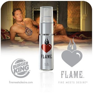 flame burger body scent fragrance burger king