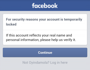 facebook govt login id africa