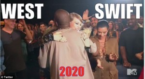 taylor swift kanye west vmas president