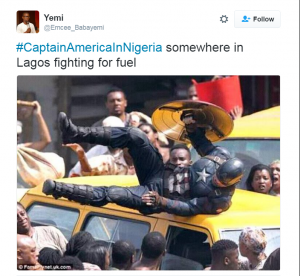 captain america tweet idafrica