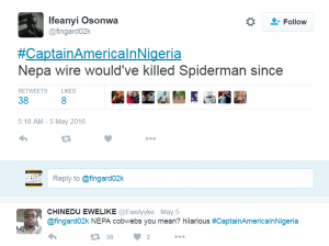 captain america tweet idafrica