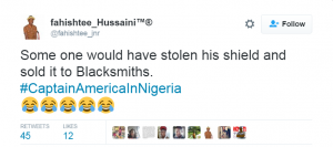 captain america tweet idafrica