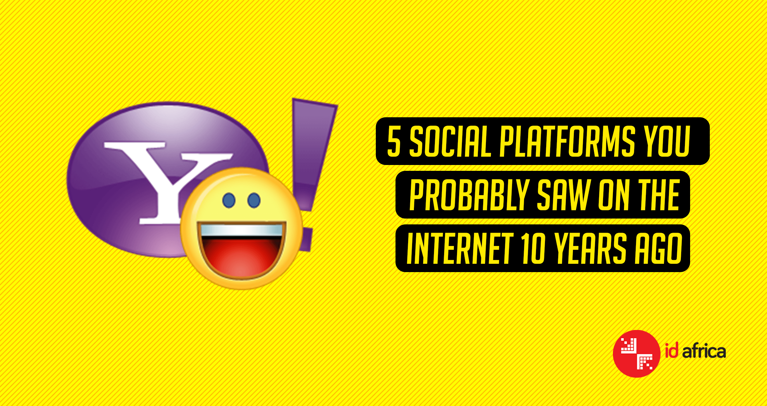 5 social platforms you probably saw on the internet 10 years ago