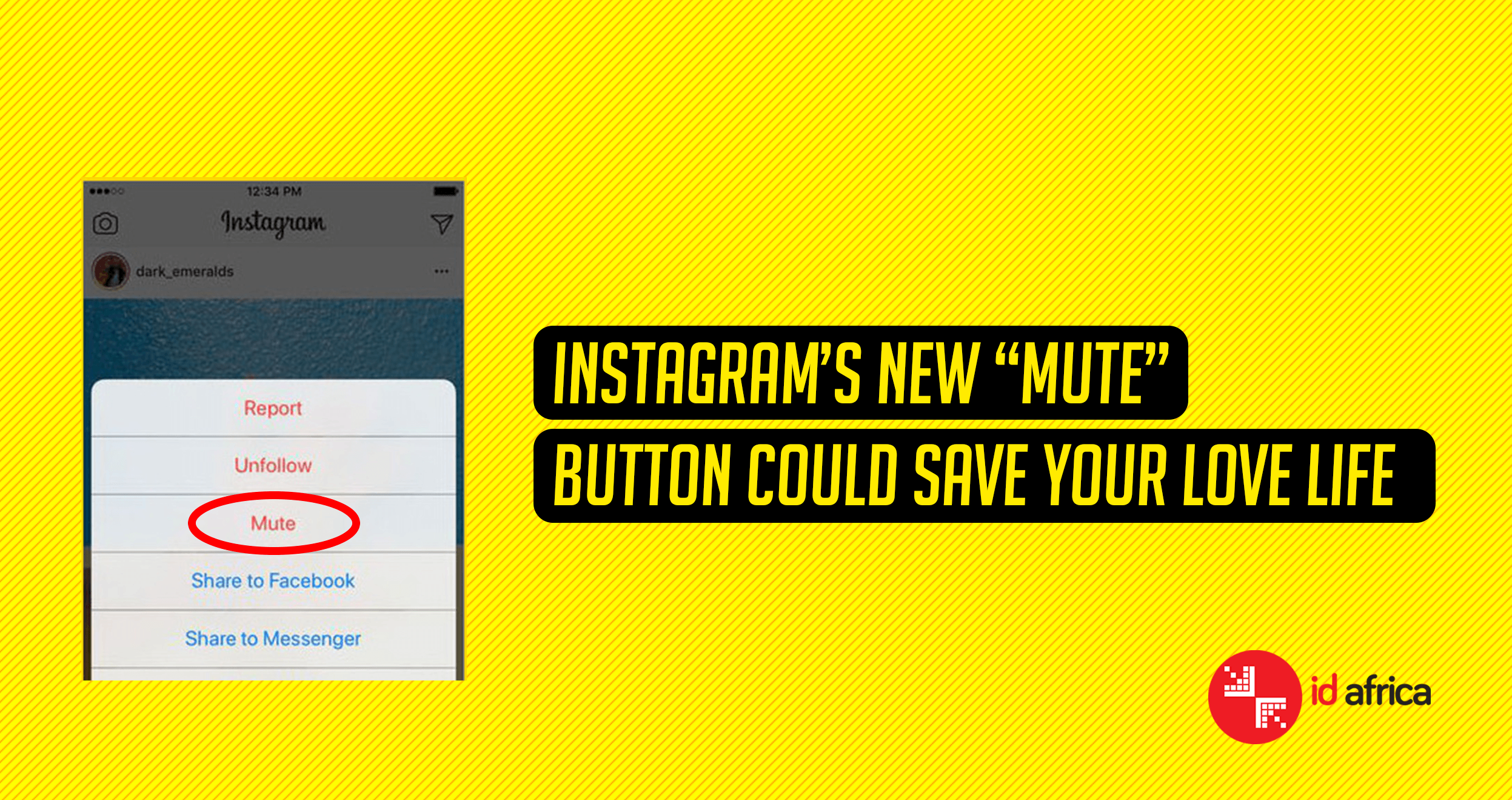 Instagram’s new “mute” button could save your love life
