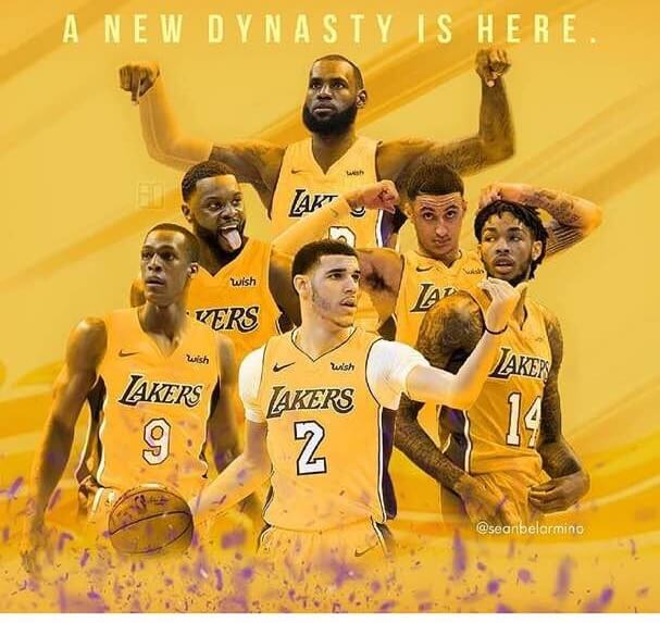 LA Lakers team