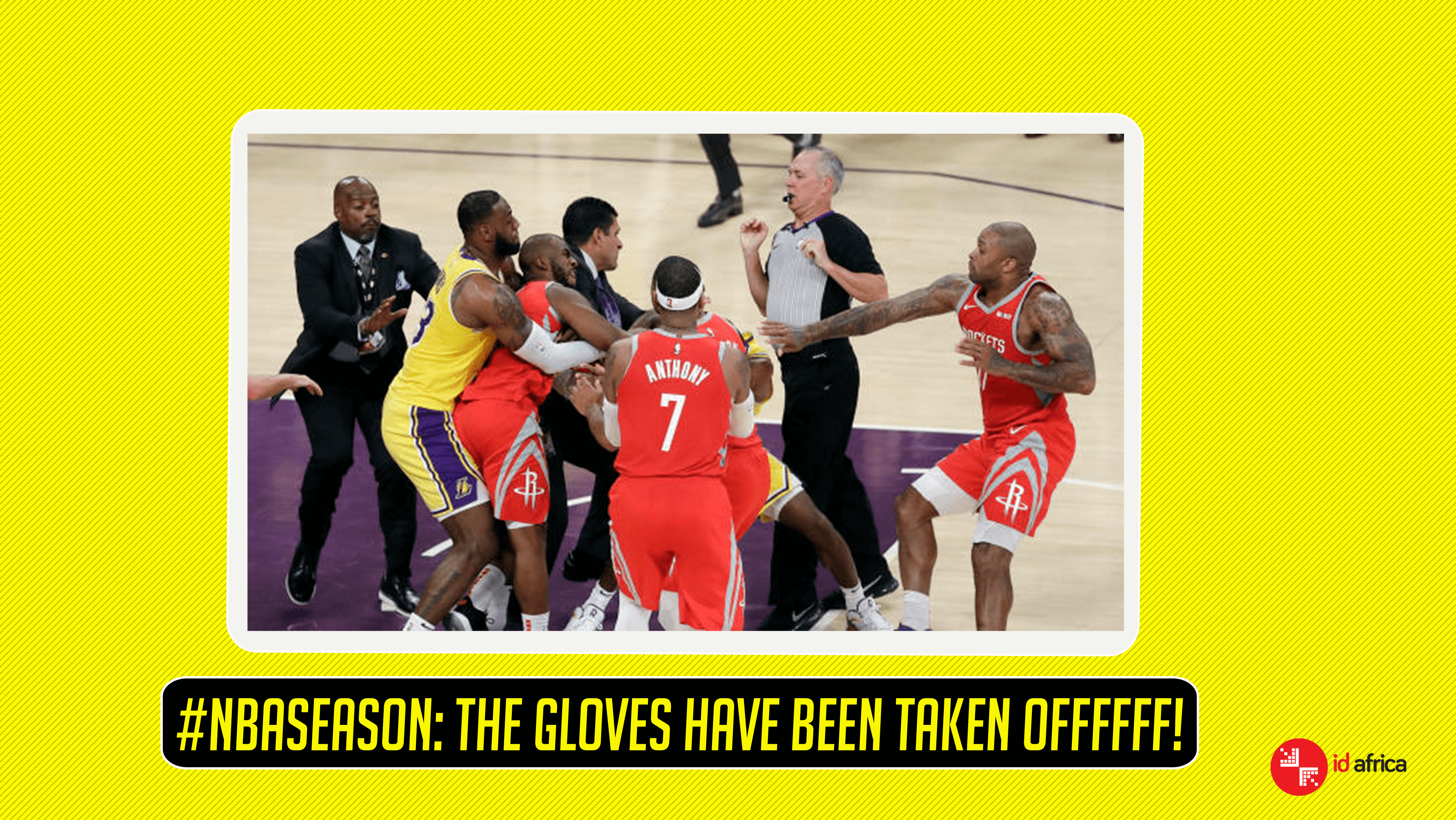#NBASeason: The Gloves Have Been Taken Offffff!