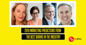 Marketing prediction for 2019