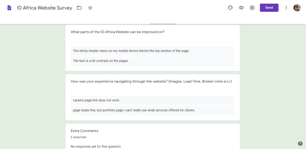 id africa website survey