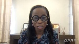 Tomi Otudeko speaking at LSETF’s Business Sustainability Series