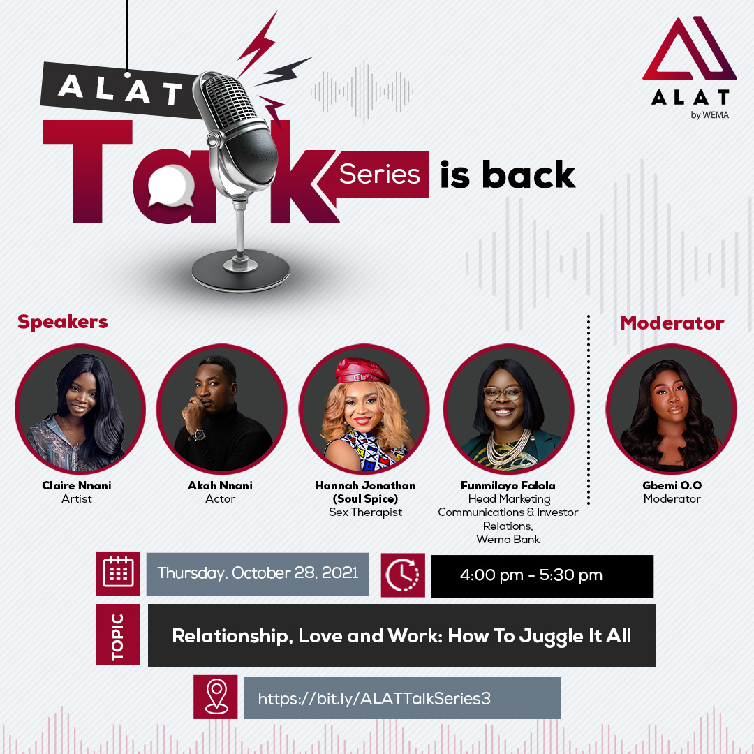 ALAT by Wema Returns With ALAT Talk Series 3.0 This October