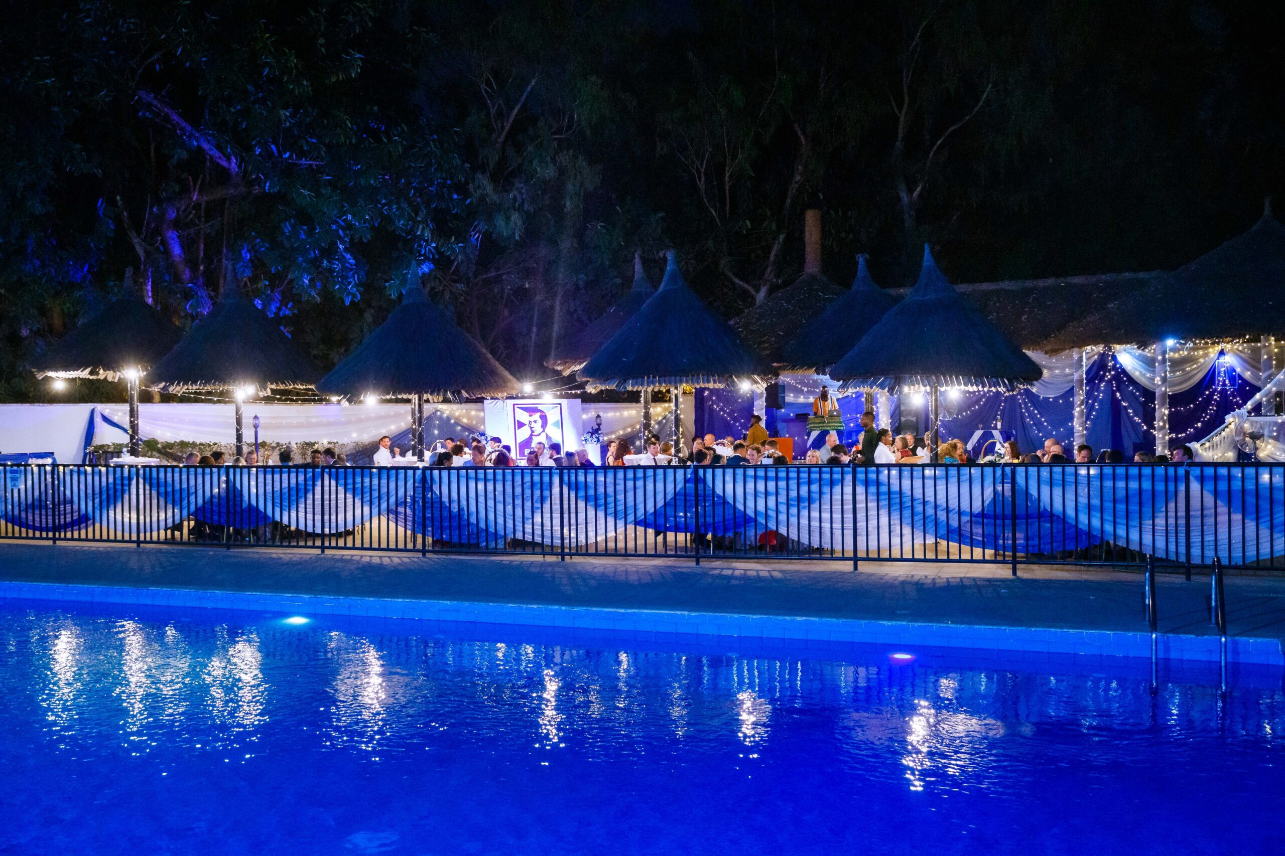 The gorgeous scenery that greeted guests