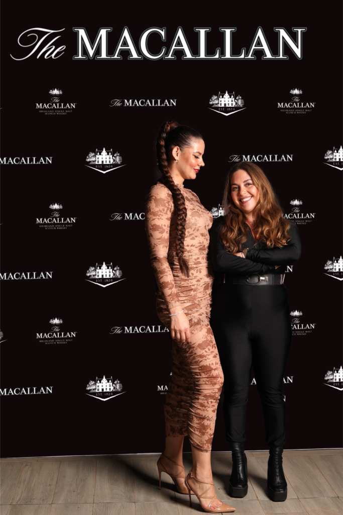 Photo of The Macallan Brand Ambassador for Lebanon, West & Central Africa (right) and General Manager, Country Club, Accra, Anja Turik.