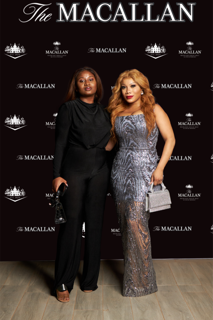 A photo of Zynnell Zuh (right) and Samera Buari