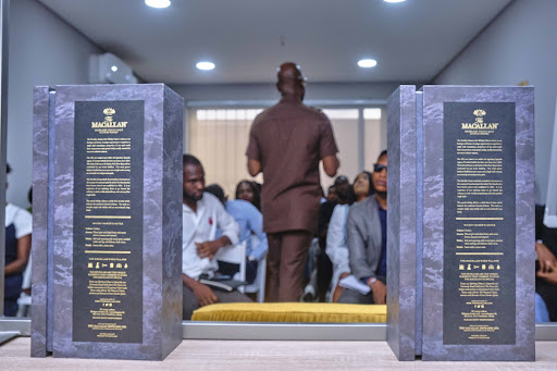 The Macallan whisky provided the perfect backdrop for the interactive session. 