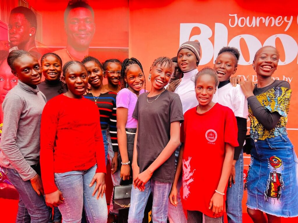 Teenagers at SKY Girls Journey to Bloom TV Series Kaduna Premiere