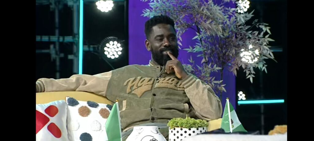 Femi Daniels at BBNaija: The Buzz Studio for Episode 10