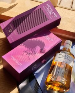 Highland Park 12-year-old single Malt Scotch Whisky bottle